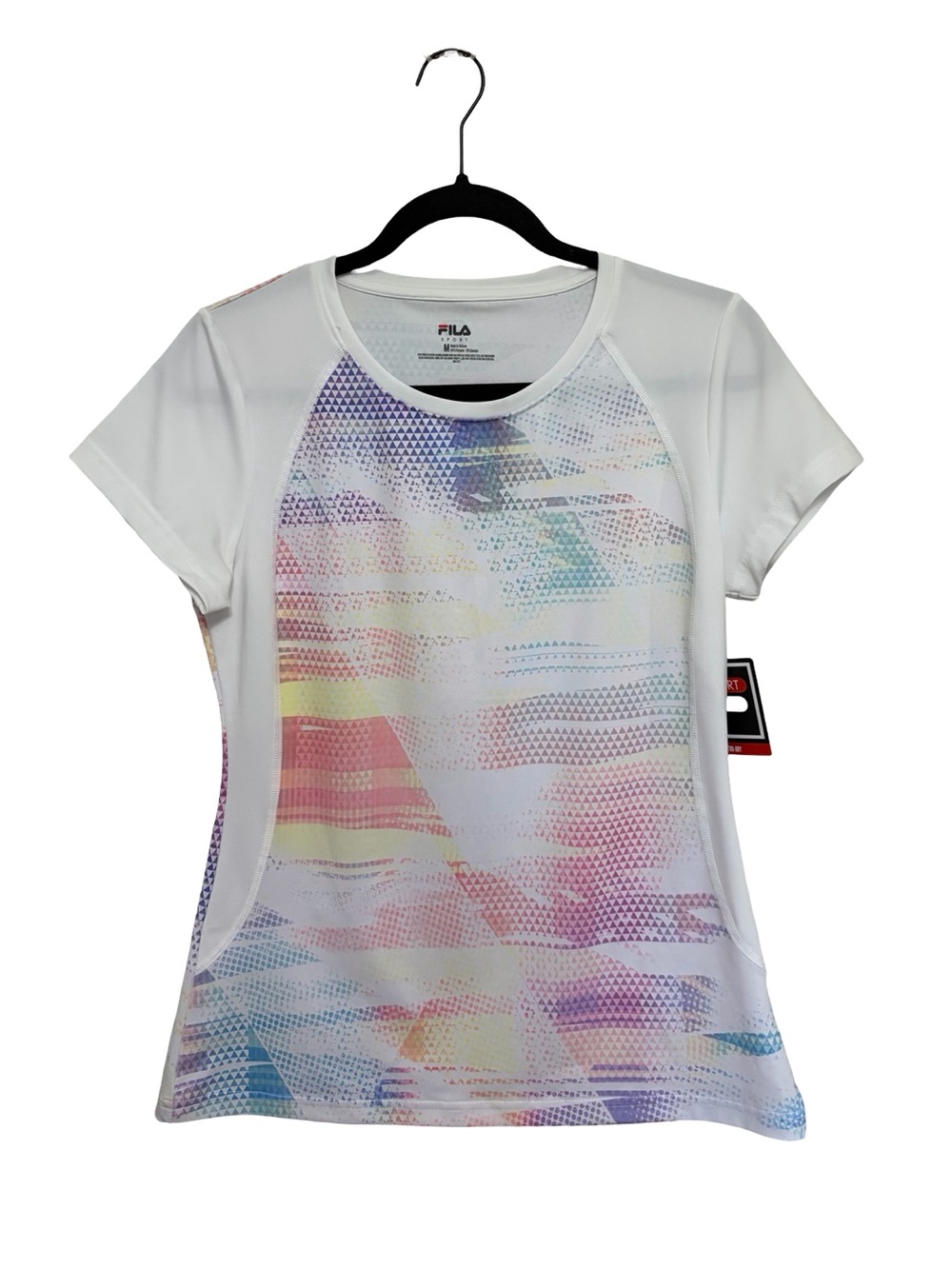 NEW Women’s Fila Sport Quick Dry Athletic T-Shirt Pastel Multicolor - Size M